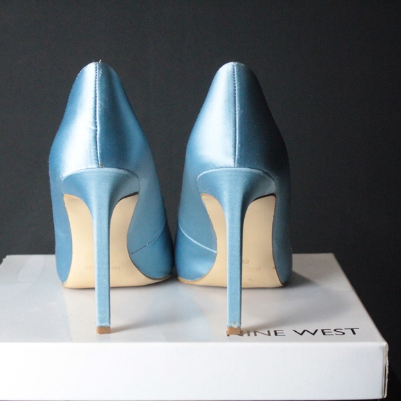 LIGTH BLUE HEELS NINE WEST - Picture 5 of 9